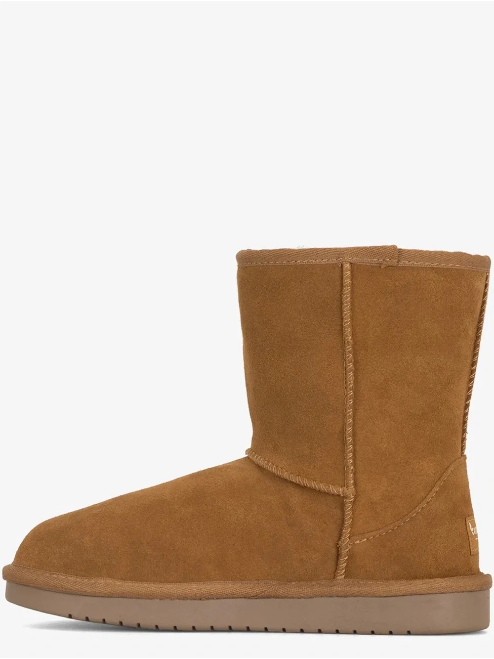 Koolaburra Short Suede Boots - Chestnut Brown